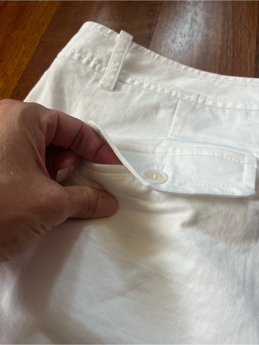 New Talbots White Chino Pants - Picture 12 of 12